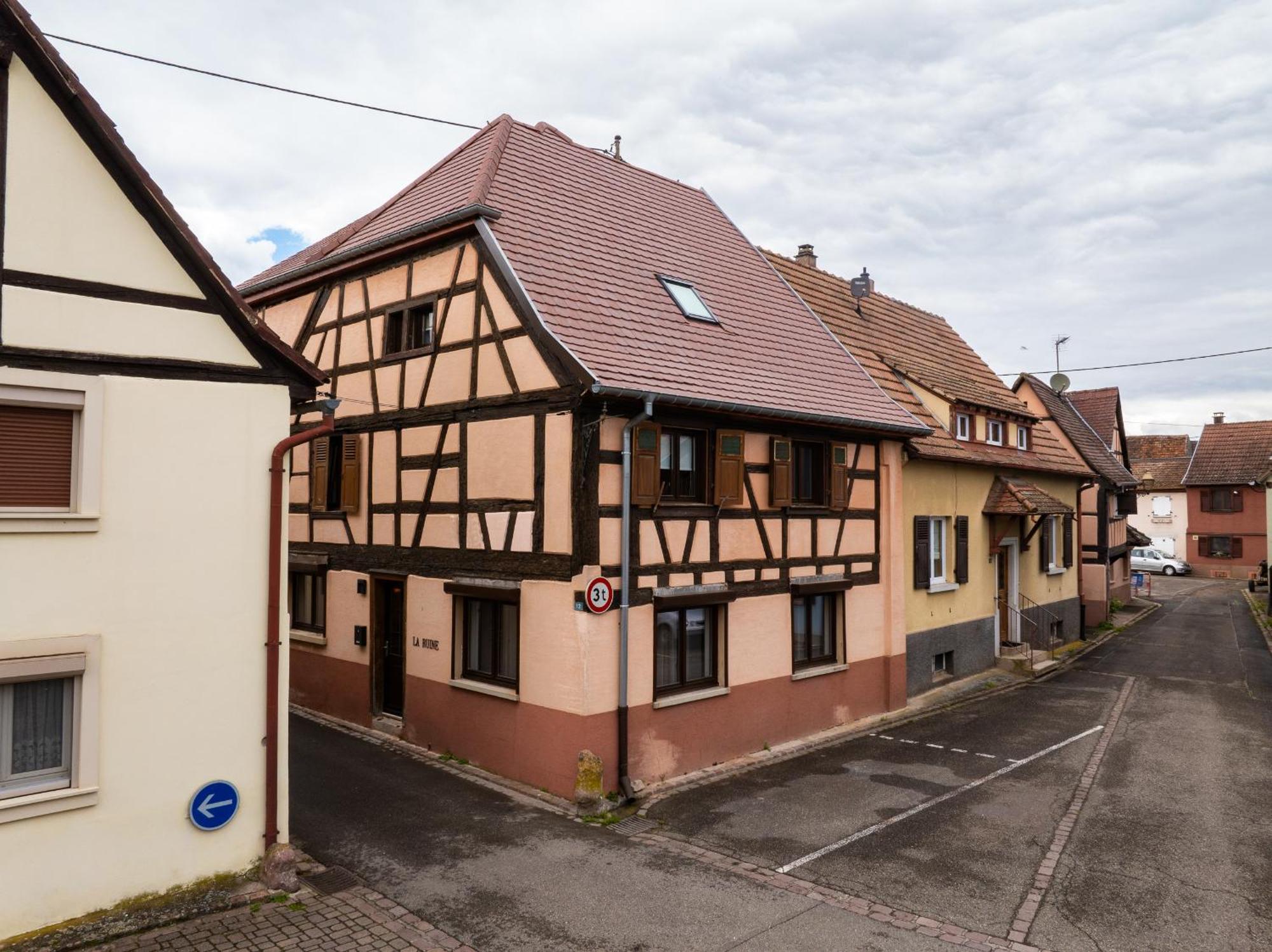 La Ruine - Gite D'Alsace Jusqu'A 10 Personnes Avec Spa Interieur Guémar Exterior foto